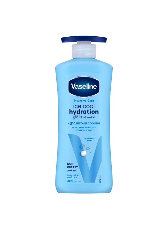 VASELINE Intensive Care Body Lotion, Ice Cool Hydration, 400ml - Image 1