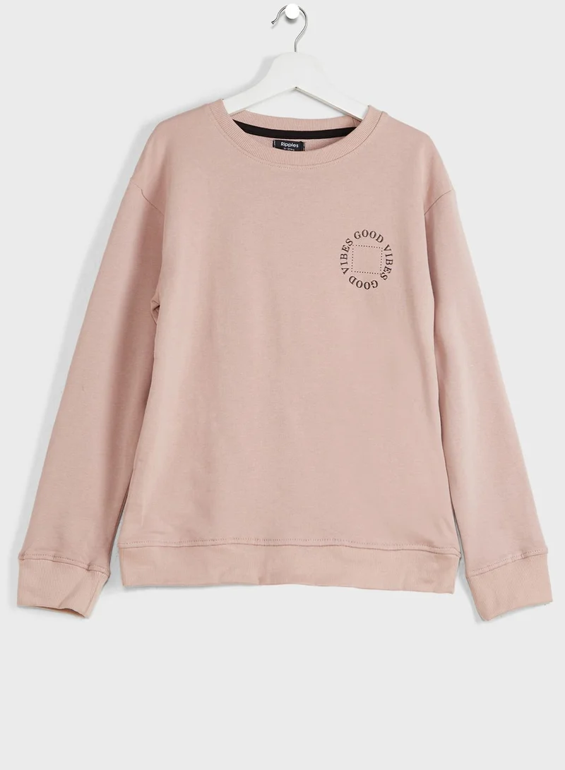 Ripples Youth Sweatshirt And Joggers Set