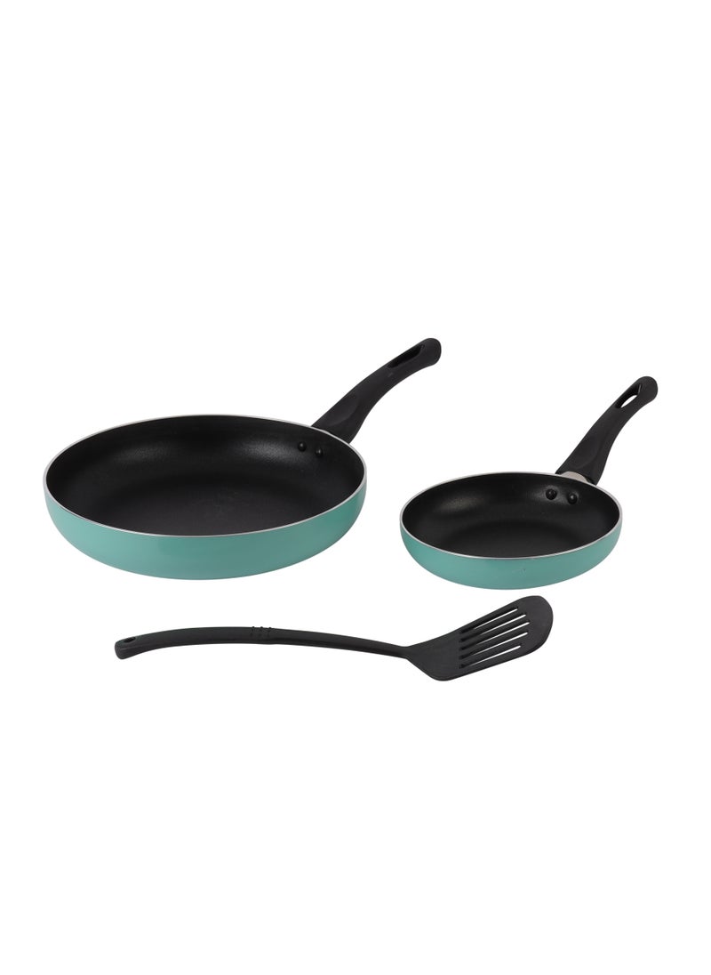 DELCASA Delcasa 2 Piece Frypan with Nylon Turner DC2896 assorted color  - Image 2