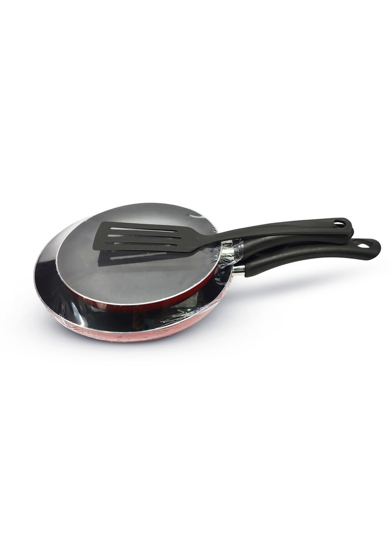 DELCASA Delcasa 2 Piece Frypan with Nylon Turner DC2896 assorted color  - Image 1