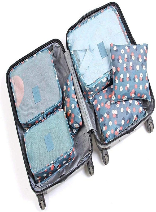 Dharmnirdosh 6 pcs Cloth Organizer Laundry Pouch, Travel Luggage Packing Organizers with Waterproof Bag, Undergarments & Cloth Storage Organizer Bag (Multicolor) (RTnted) - Image 2