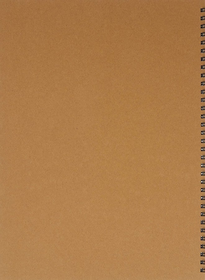 Maruman Mnemosyne Dot Grid Notebook- A4, 11.69" x 9.25", 70 Sheets / 140 Pages, 5mm Dotted Journal, Perforated Pages & Wire-Bound to Lay Flat, Black, Made in Japan - Image 2