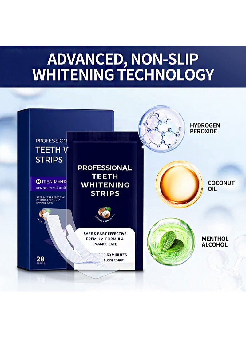 Professional Teeth Whitening Strips Reduce Teeth Sensitivity Whitening Strips 28 White Teeth Whitening Strips Dentist Prepared Whitening Strips