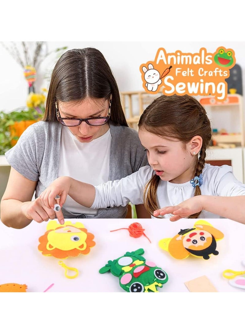 بيبي لاند 6 قطع من نالاكال للفنون والحرف اليدوية للاطفال مجموعات الحرف لمجموعات خياطة الحيوانات العاب تعليمية في مرحلة ما قبل المدرسة الخياطة مجموعة لعب يدوية - Image 5