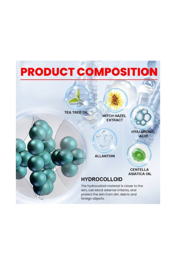 KHAJUL 200 Count Pimple Patch, Acne Covering Stickers for Face and Skin, For Men and Women Daily Skin Care - Image 5