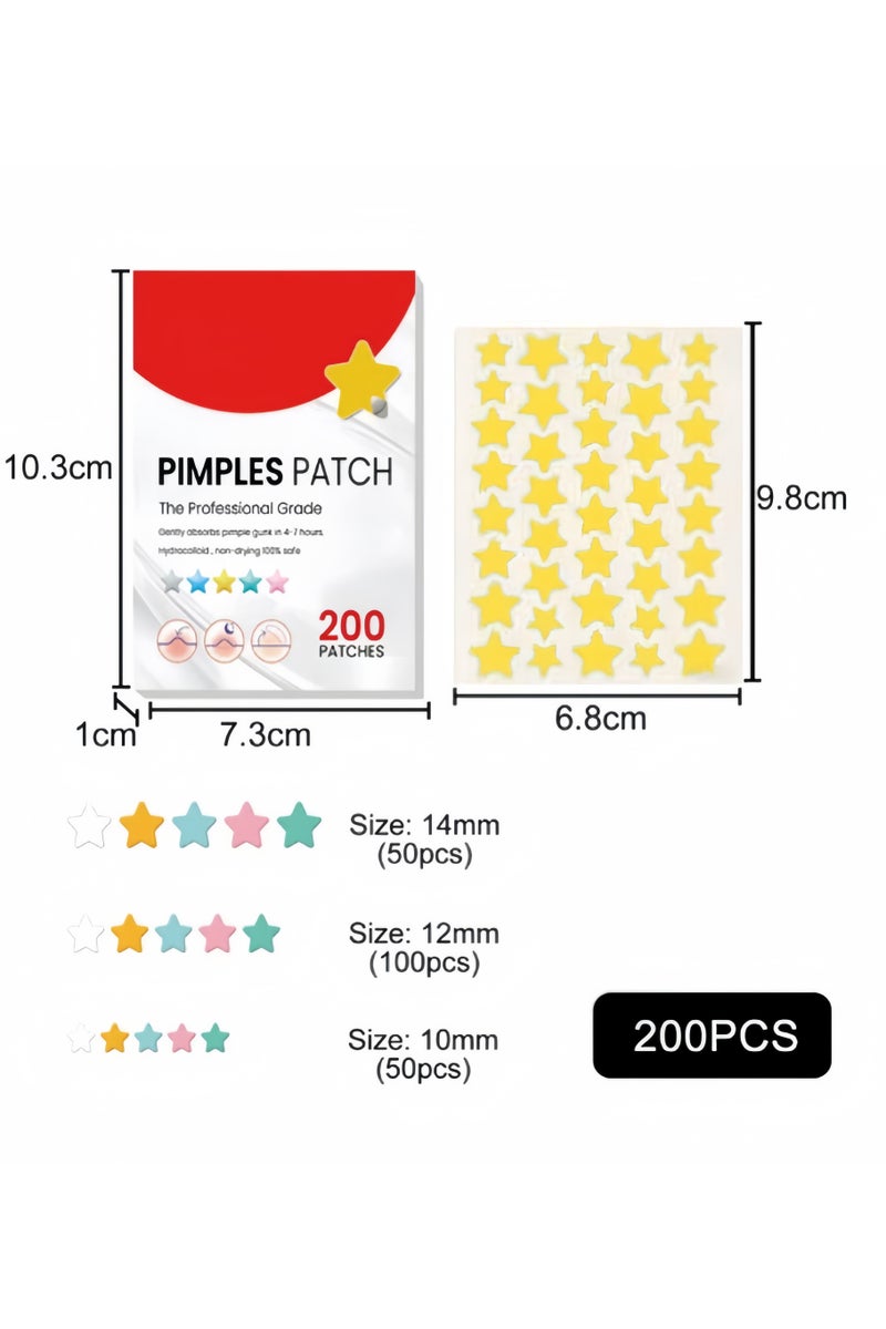 KHAJUL 200 Count Pimple Patch, Acne Covering Stickers for Face and Skin, For Men and Women Daily Skin Care - Image 3