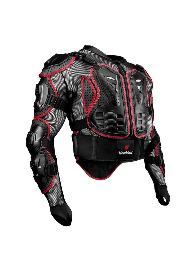 Motorcycle Armor Jacket Spine Chest Protection Full Body Gear Motocross Motos Protector Motorcycle MTB Jacket - Image 3