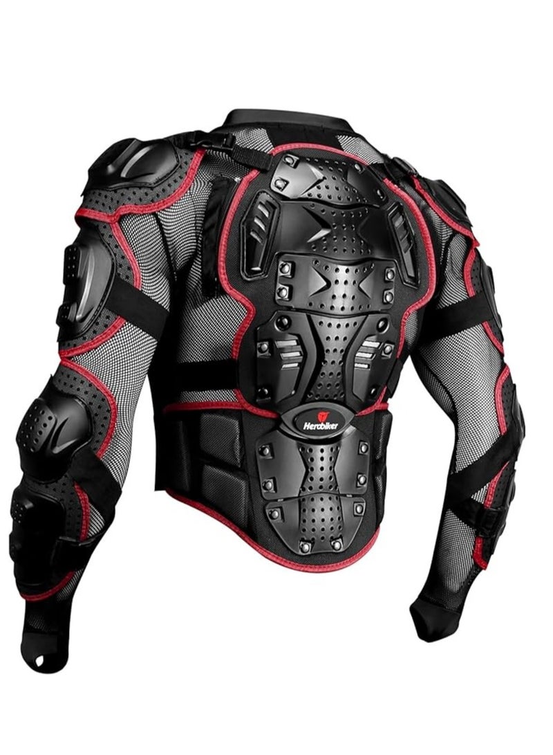 Motorcycle Armor Jacket Spine Chest Protection Full Body Gear Motocross Motos Protector Motorcycle MTB Jacket - Image 4