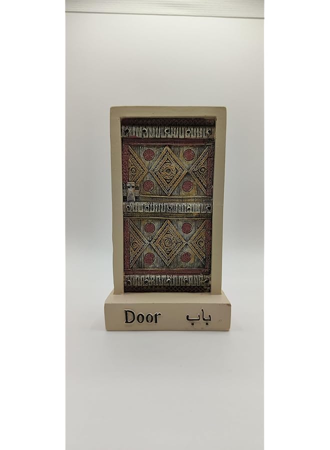 erorex Saudi Arabia Decorative Wooden Gate Hme Decoration Souvenir 15 Cm