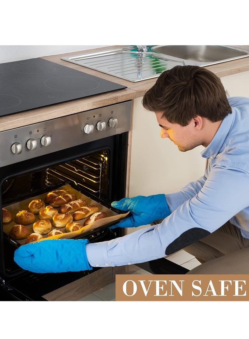 200 قطعة من ورق زيت السيليكون للخبز 23*33 سم مقلاة هوائية خاصة لامتصاص الزيت لفة ورق فرن حصيرة طعام صينية هدية عيد صنع الحلوى مناسبة للتجمعات العائلية وحفلات العطلات ولوازم المطبخ - Image 3