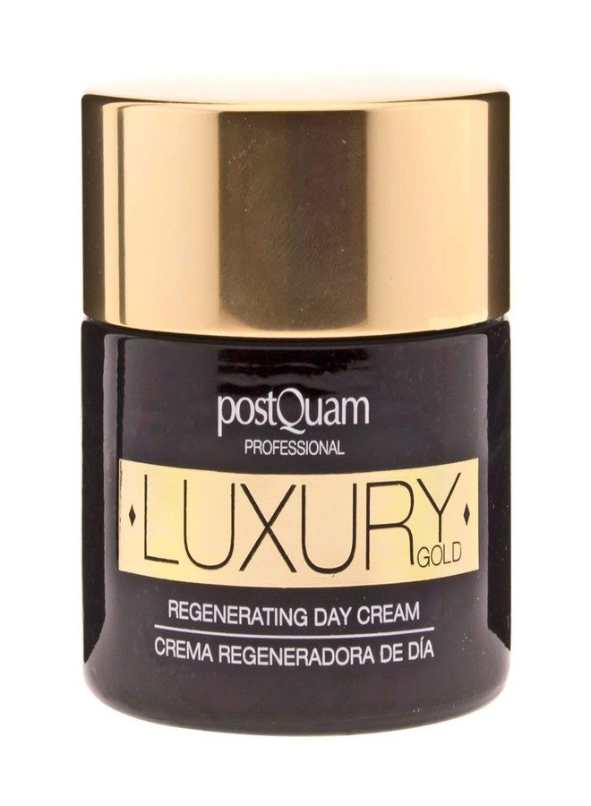 POSTQUAM Professional Luxury Gold Regenerating Day Cream 50ml - Spanish Products - Hydrating And Regenerating - Maintains Moisture Balance - Light And Clarity - Hyaluronic Acid - Image 4
