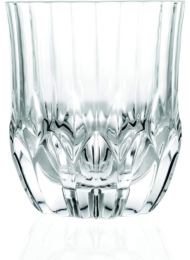 RCR RCR 24313020006 Adagio Crystal Short Whisky Water Tumblers Glasses, 350 ml, Set of 6, 17 x 26 x 20 cm - Image 1