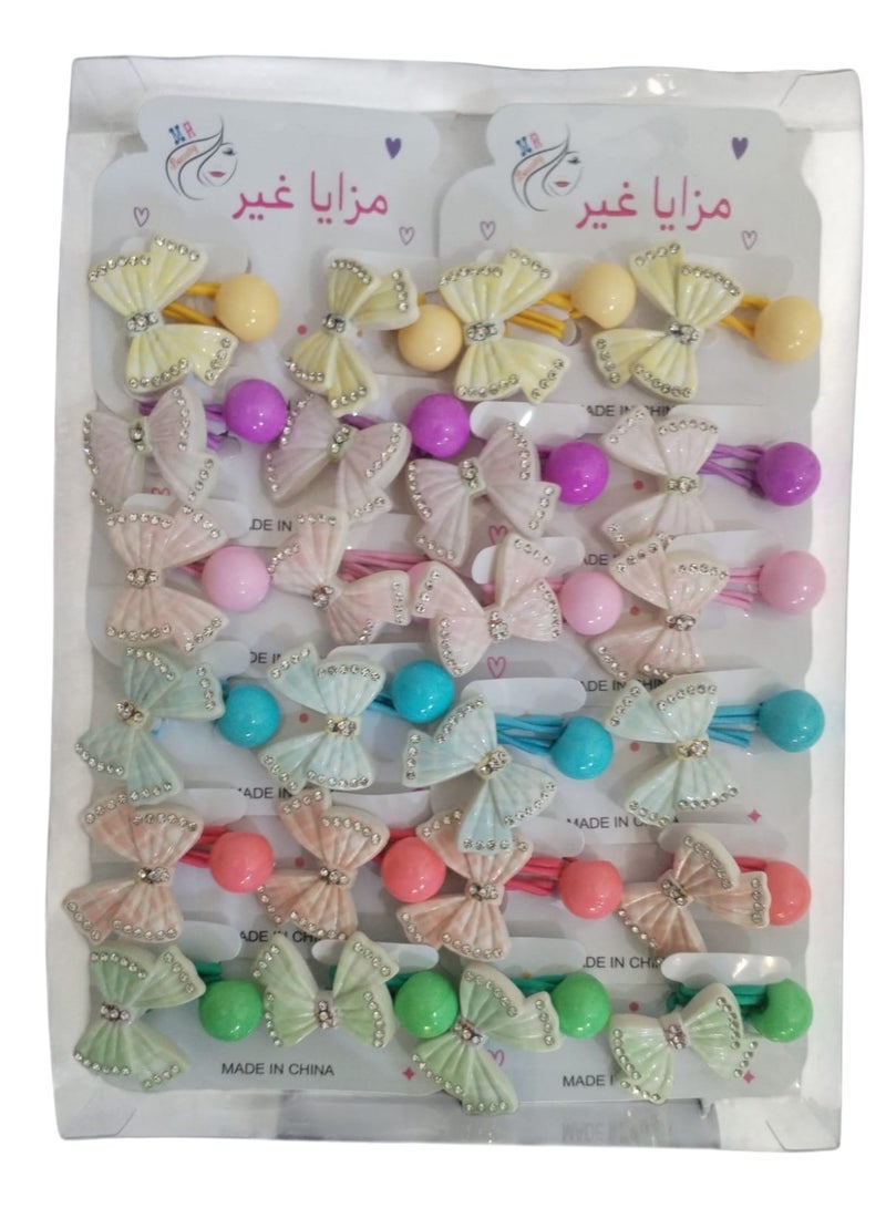 مزايا ربطات شعر ملون - Image 1