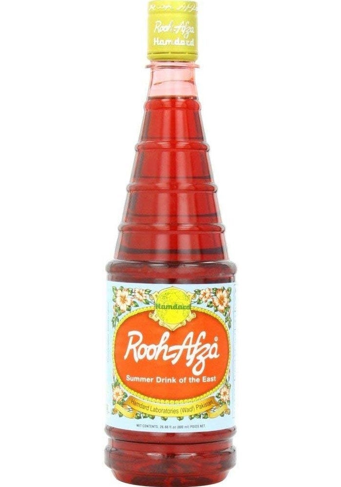 Hamdard شراب حمدارد روح أفزا، ورد، 800 مل (عبوة من 2) - Image 3