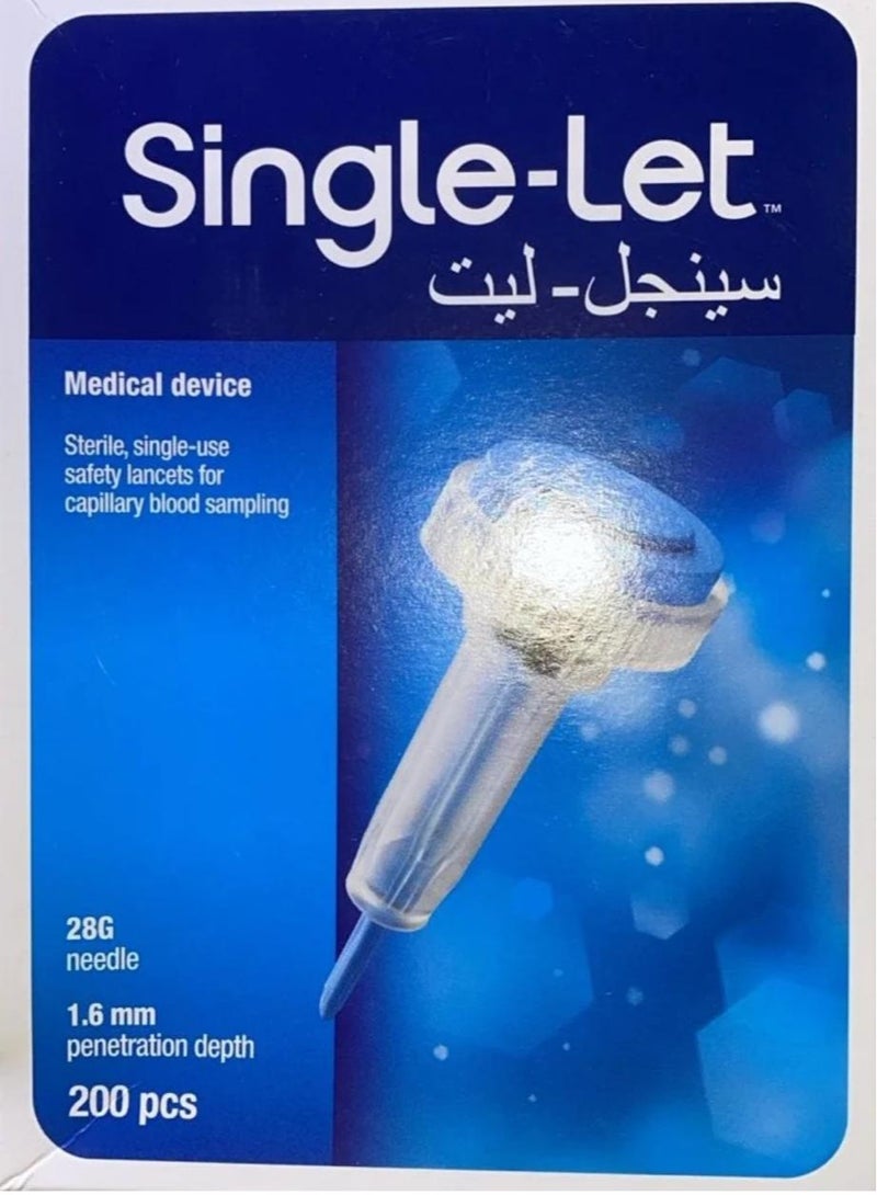 BAYER Single Let 200 Piece Sterile Use Safety Lancets  - Image 3