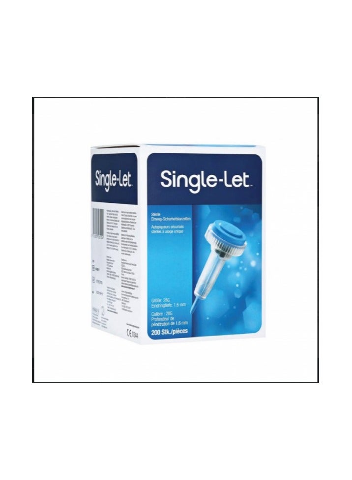 BAYER Single Let 200 Piece Sterile Use Safety Lancets  - Image 4