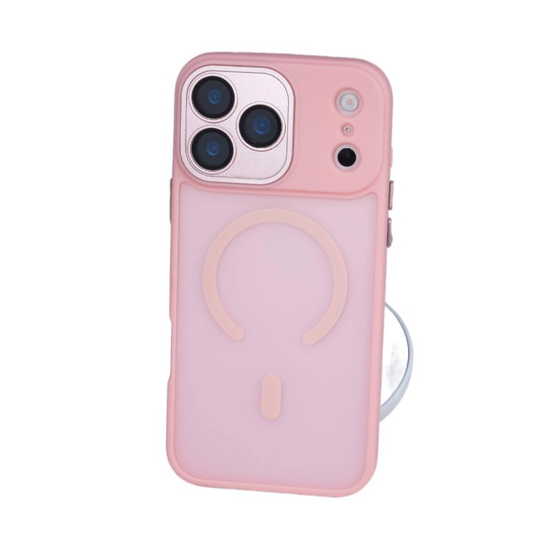 MS PC MagSafe Case for iPhone 14 / 14 Plus / 14 Pro / 14 Pro Max with Skin Feel and Strong Magnetic plus Full Coverage plus Lens Protector in Desert Gold - Image 3