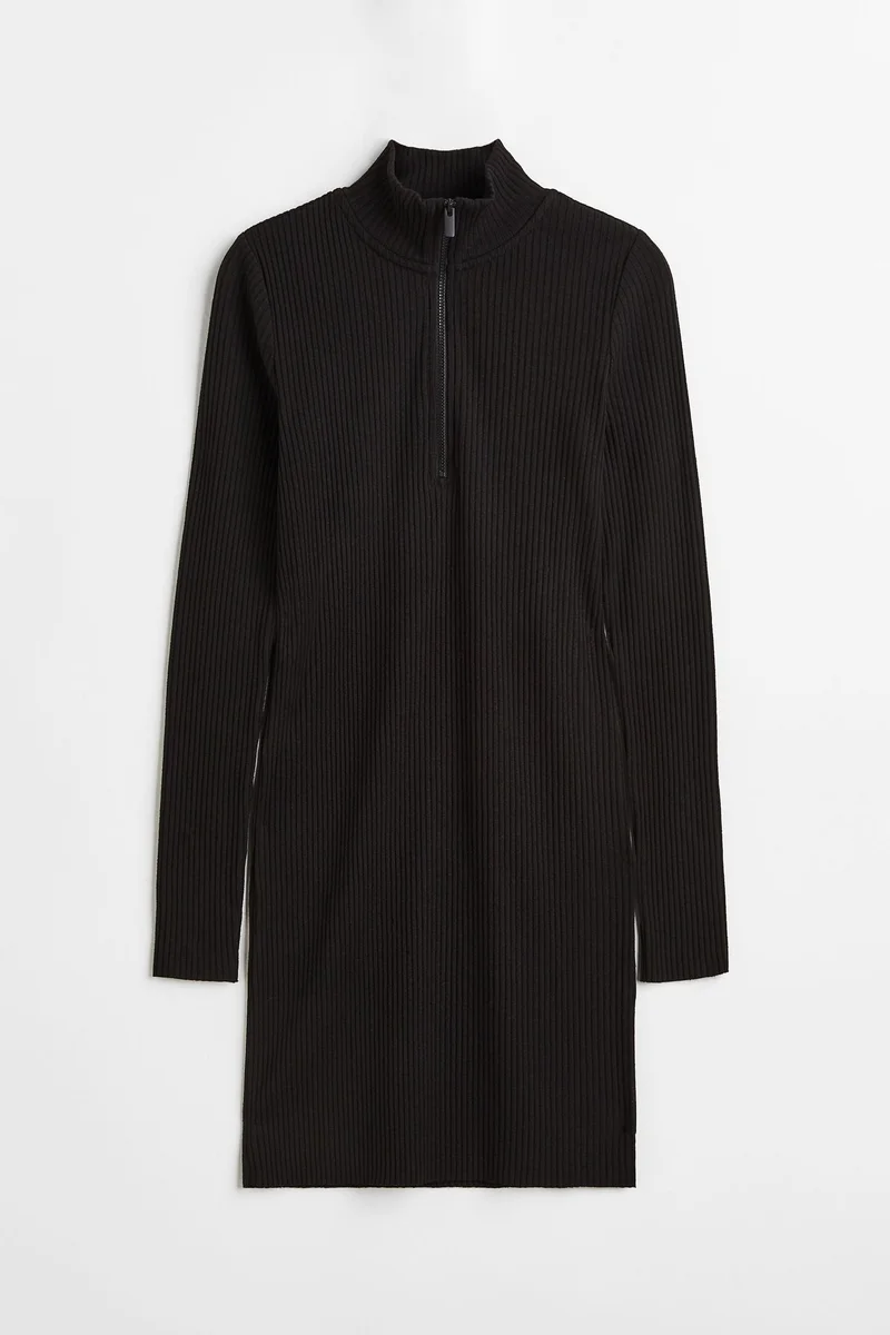 H&M Rib-knit bodycon dress