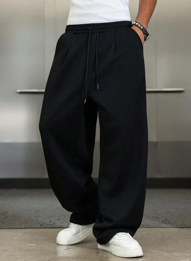 Take Two Black Wide-Leg Trousers