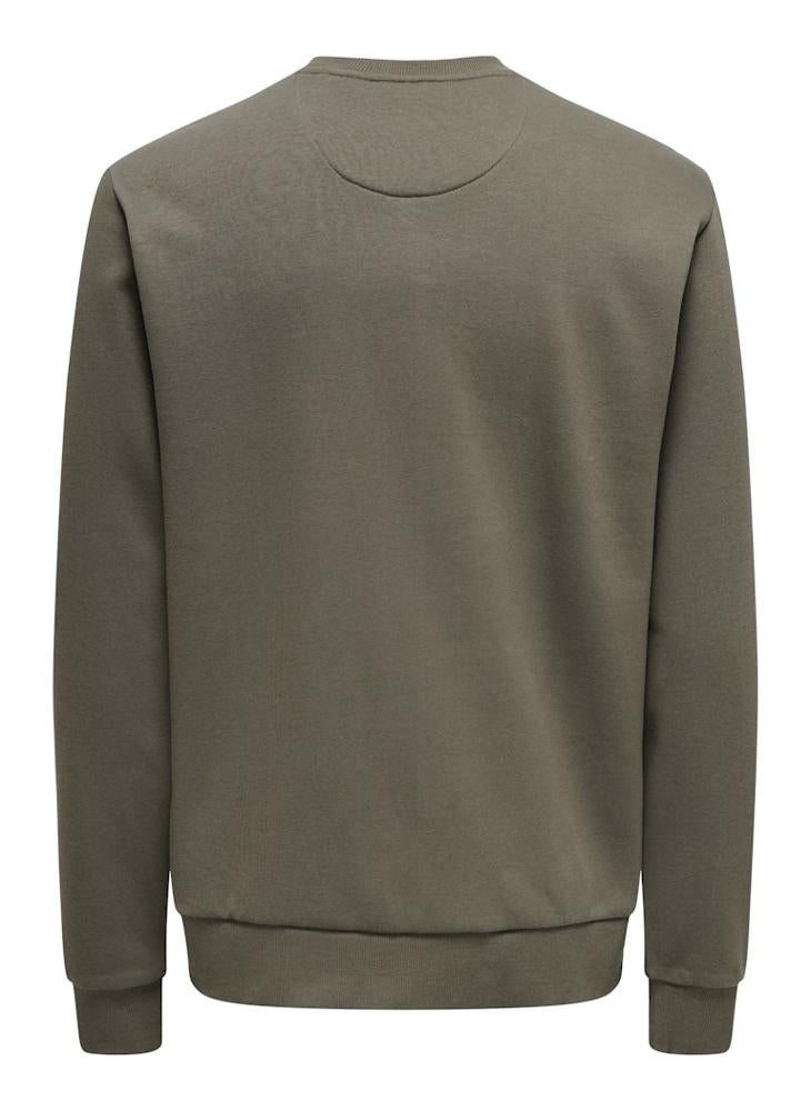 Only & Sons - Crew Neck  Printed Football Sweatshirt - Image 1