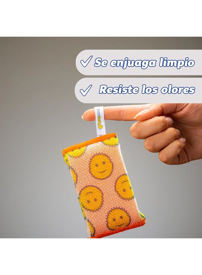 Scrub Daddy Scour Daddy Heavy Duty Mesh Scouring Pad Set Of 3 Assorted - Image 4