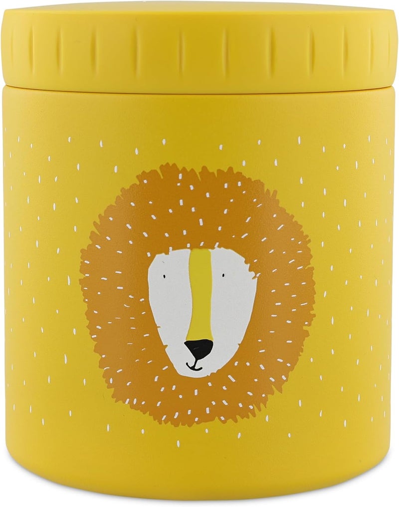 Trixie Stainless Steel Insulated Lunch Box 500ml - Mr. Lion Design - Image 2