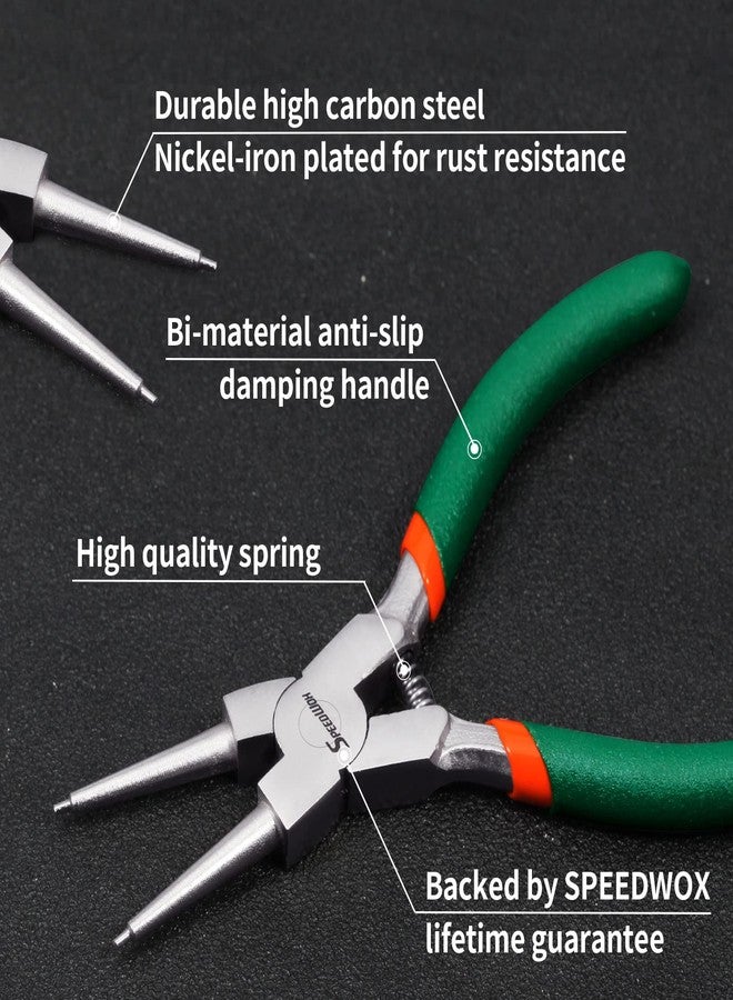 SPEEDWOX Snap Ring Pliers, 5-Inch Internal Circlip Pliers, Tip Diameter 0.06 Inch, Precision Retaining Ring Pliers, Straight Jaws for Ring Remover Retaining - Image 3