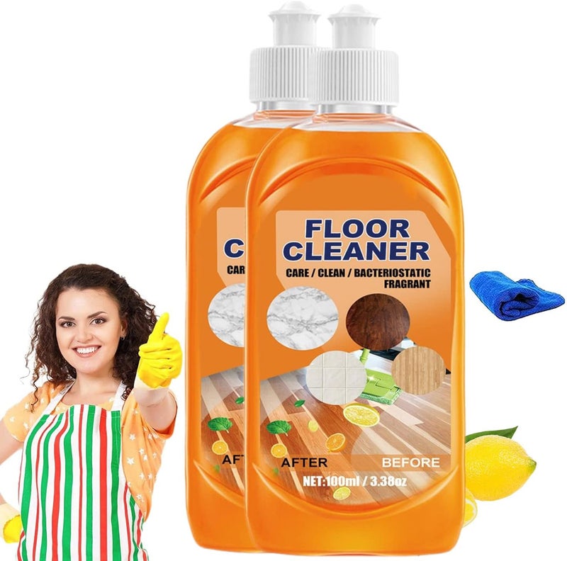 NML Floor Cleaner, Powerful Decontamination Floor Cleaner, Wood Floor Stain Remover, Laminate Floor Cleaner,Hard Surface Floor Tile Cleaner 100ML (2) - Image 1
