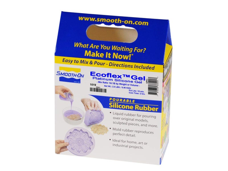 Smooth-On Ecoflex Gel - Platinum Cure Silicone Rubber for Special Effects - Pint Unit 