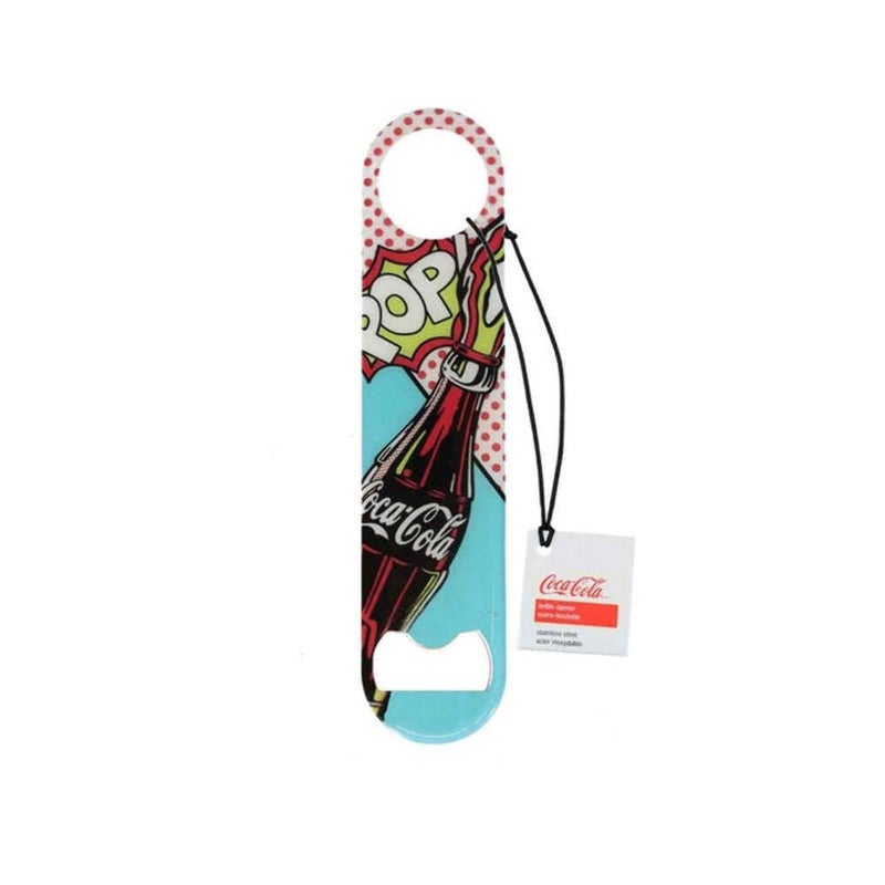Tablecraft Tablecraft CocaCola Pop Fizz Flat Bottle Opener Red 
