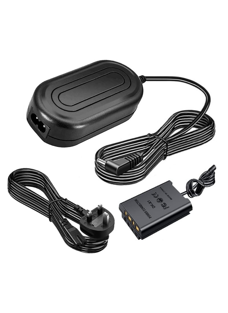 XICEN - Power Adapter , Coupler (NP-BX1 Dummy Battery Replacement) kit ,  for Sony Cybershot ZV-1, DSC-RX1, RX1R, RX100 II III IV V VI VII, M2 M3 M4 M5 M6/B M7, HX50 HX90 HX300 WX300 WX350 WX500 - Image 1