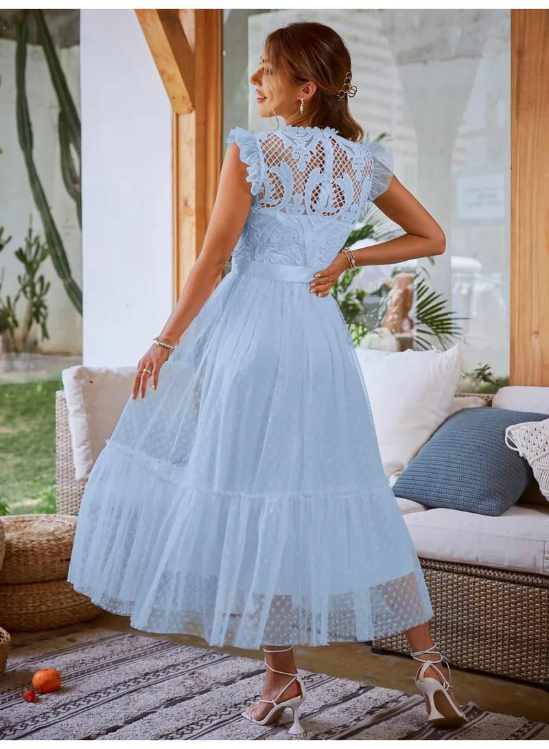 SIMPLEE Women's Summer Elegant DressLight & Comfortable Lightweight Cotton Blend Perfect for Outings