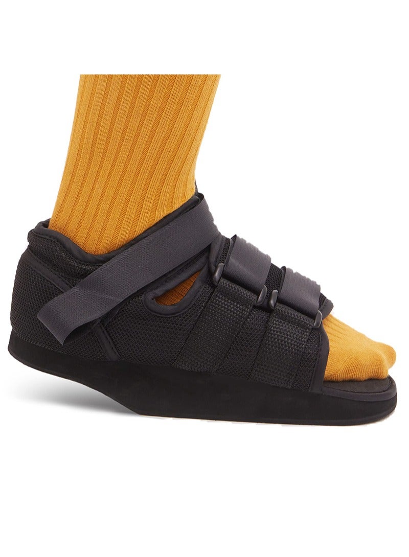 ايكانبو حذاء للجنسين بعد العمليات الجراحية، حذاء خفيف الوزن لتخفيف آلام الكعب، حذاء طبي تقويمي للقدم، حذاء لتخفيف الآلام للتقرحات وجروح القدم، قطعة واحدة - Image 1