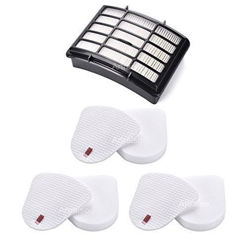 Artraise 1+3 Pack Filters for Shark Vacuum Filter Replacement, fit Navigator Lift Away NV350 NV351 NV352 NV355 NV356E NV360 NV370 UV440 UV490 UV540 CU500 Cleaner, Compare to Parts XFF350 & XHF350 - Image 1