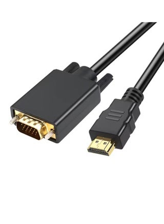 كابل محول من HDMI إلى VGA ذكر ، مطلي بالذهب ، سلك فيديو عالي الدقة للكمبيوتر ، سطح المكتب ، الكمبيوتر المحمول ، الكمبيوتر الشخصي ، الأسود ، 080P - pzsku/ZD1033B6DAB79D4C9B19DZ/45/_/1736266464/403f2fdd-b99c-4b99-bc34-bf49a67a46b5