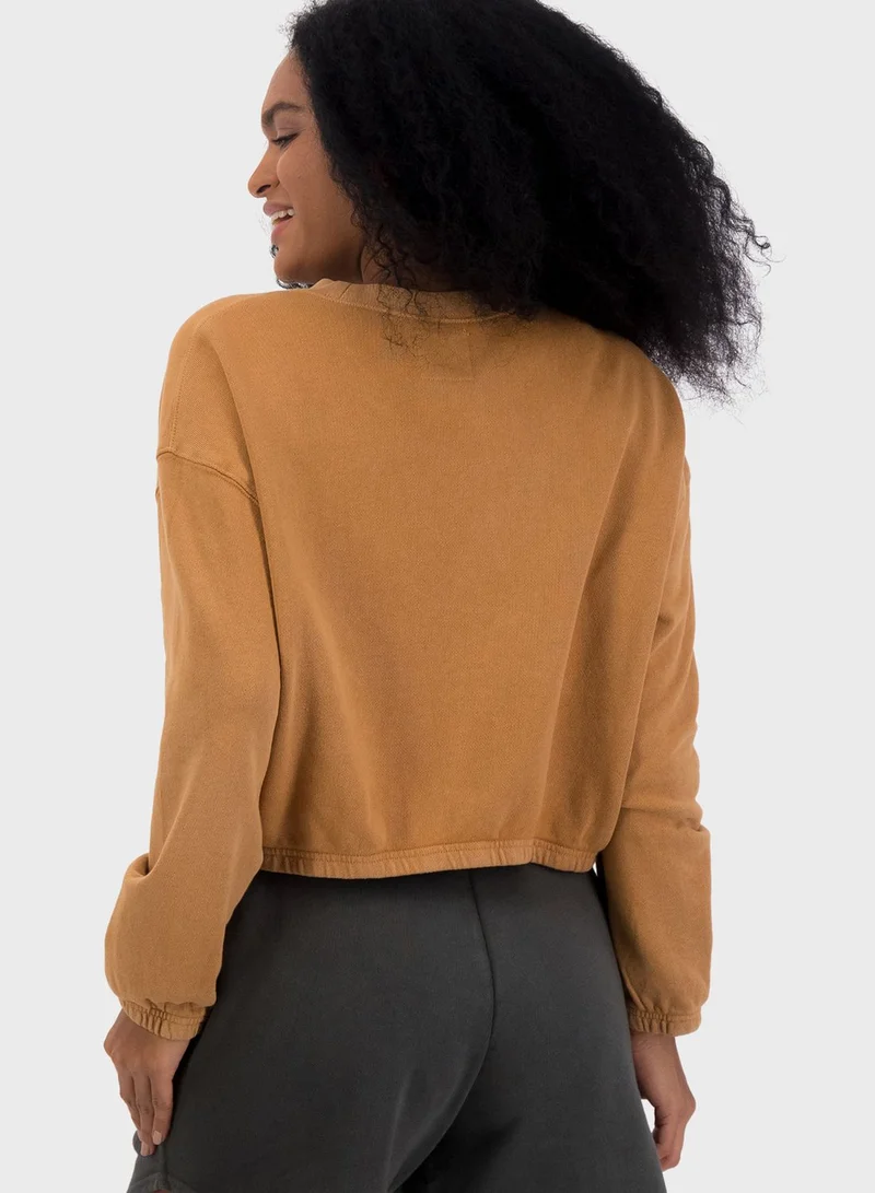 Aerie Crew Neck Pyjama Top