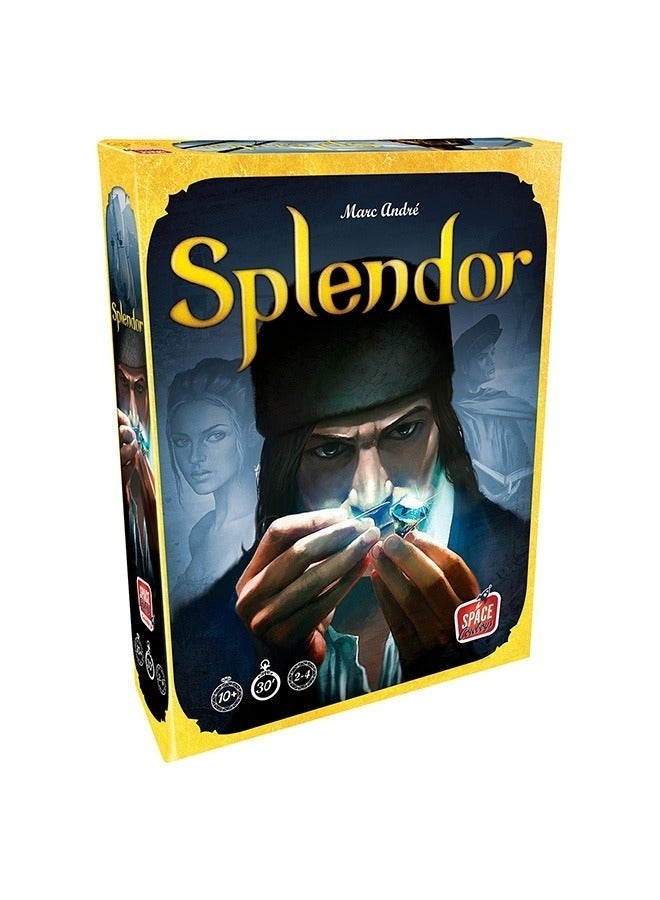 Splendor لعبة لوحية سبلندور (اللعبة الأساسية) عائلية للبالغين والعائلة من سن 10 سنوات فما فوق لـ 2 الى 4 لاعبين بمتوسط وقت اللعب 30 دقيقة من سبايس كاوبويز - Image 2