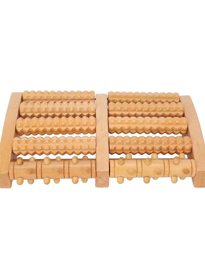 GGOOT Wooden Foot Massager Roller - Foot Pain Massager Tools, Relax and Relieve Plantar Fasciitis, Heel, Arch Pain, Muscle Aches Stress Relief Tool, Foot Deep Tissue Relax Massager Tool - Image 1