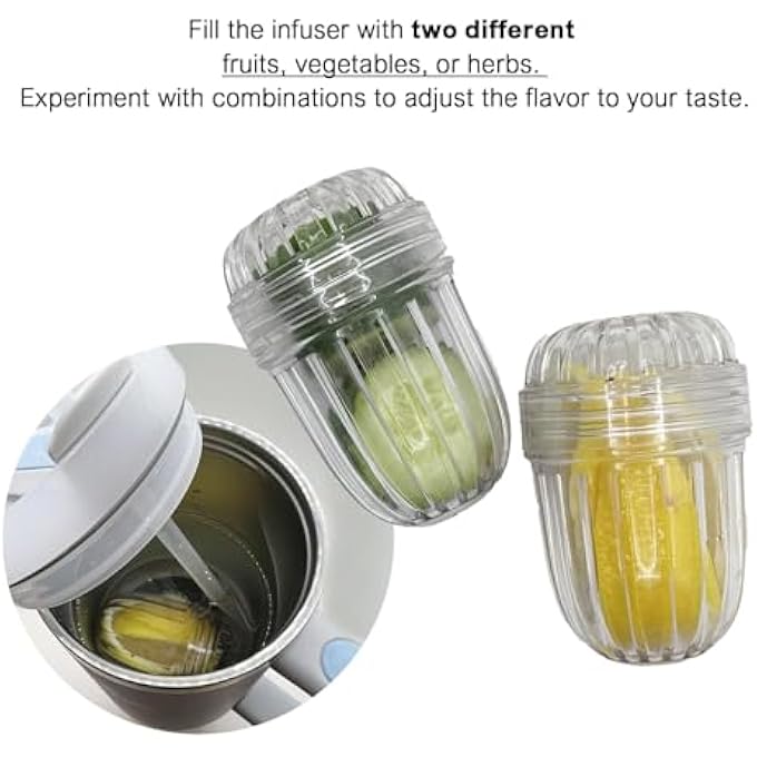Azonee Tea Infuser Plastic Mesh Detachable Strainer Balls For Loose Leaf Tea Coffee Fruit Compatible With Stanley Hydro Flask Wide Mouth Bottles Transparent Diffuser With Lid 3Pcs - Image 4