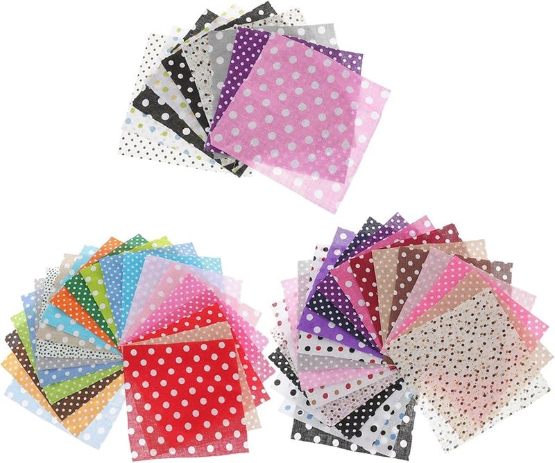 50pcs 10x10cm Floral Cotton Fabric Squares For DIY Sewing Quilting Crafts And Nursery Decor - Image 1