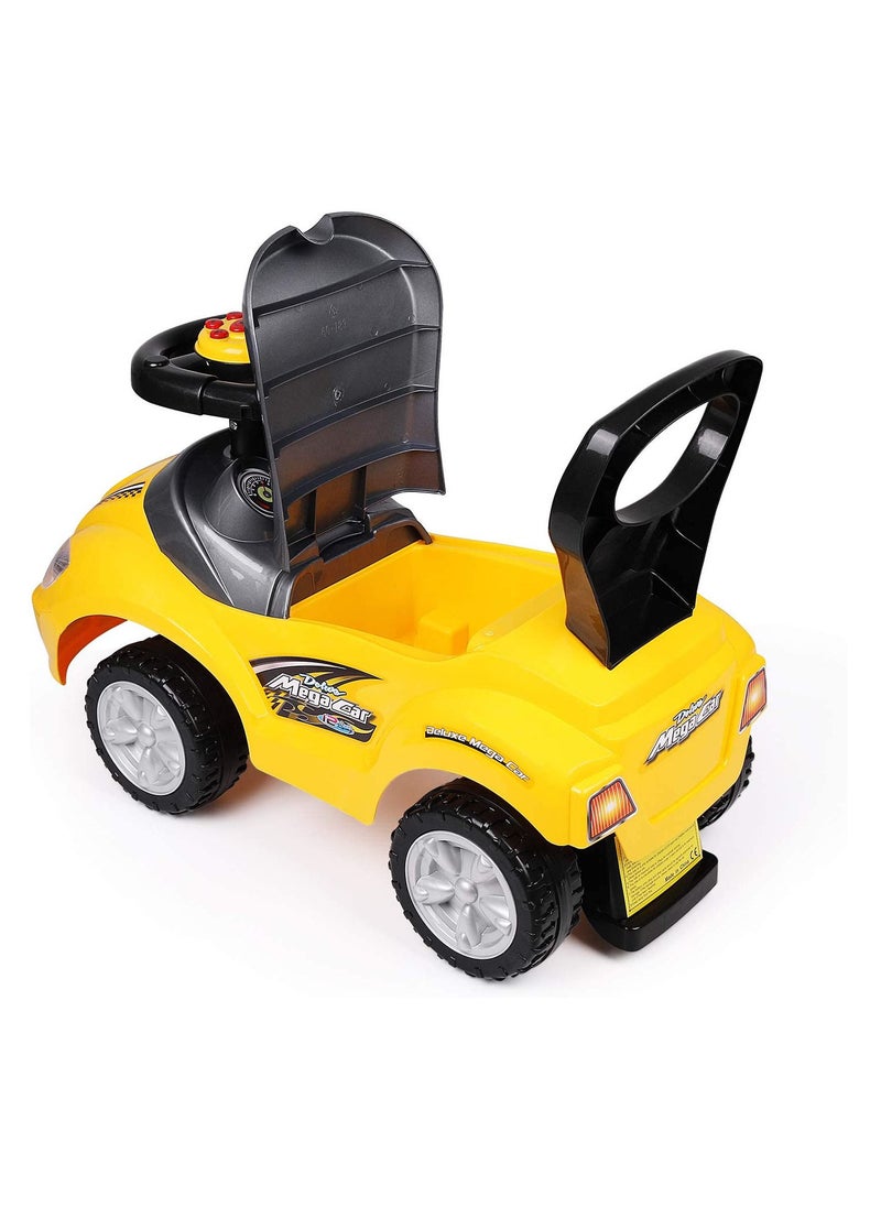 FACTUAL TOYS FTT Mega Pusher Car - Yellow  - Image 2