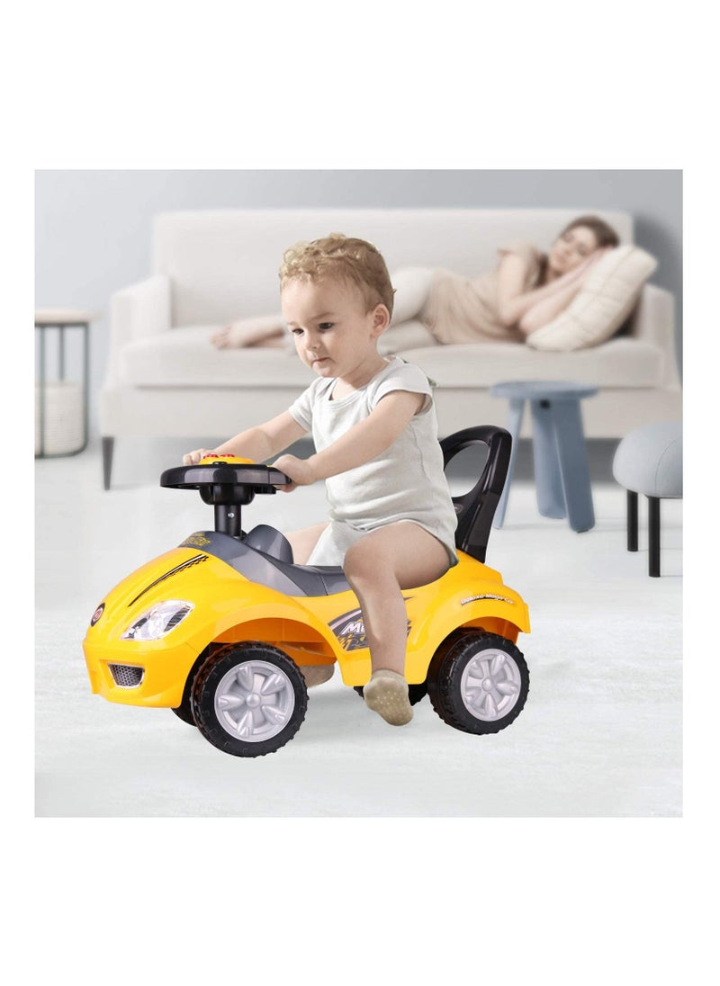 FACTUAL TOYS FTT Mega Pusher Car - Yellow  - Image 3
