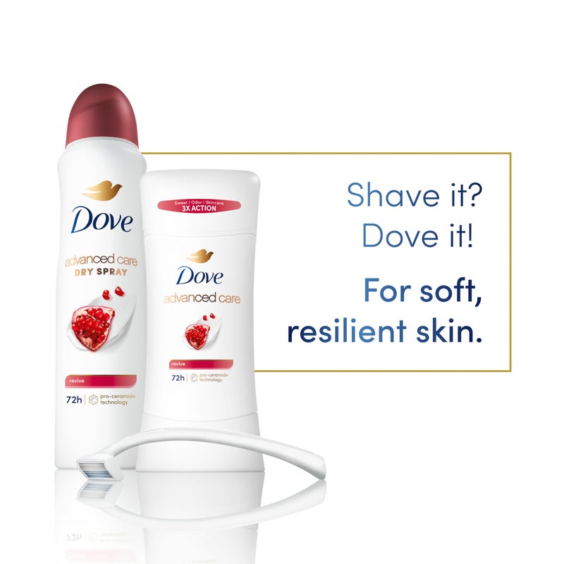Dove Advanced Care Antiperspirant Deodorant for Women Twin Pack Revive 72 hour sweat and odor protection 2.6 oz (Packaging May Vary) - Image 3
