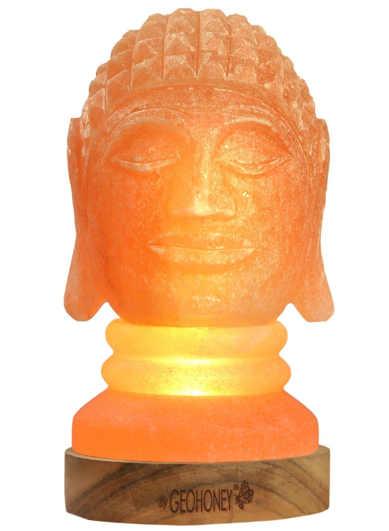Geohoney - Himalayan Salt Lamp Buddha Statue - Image 1