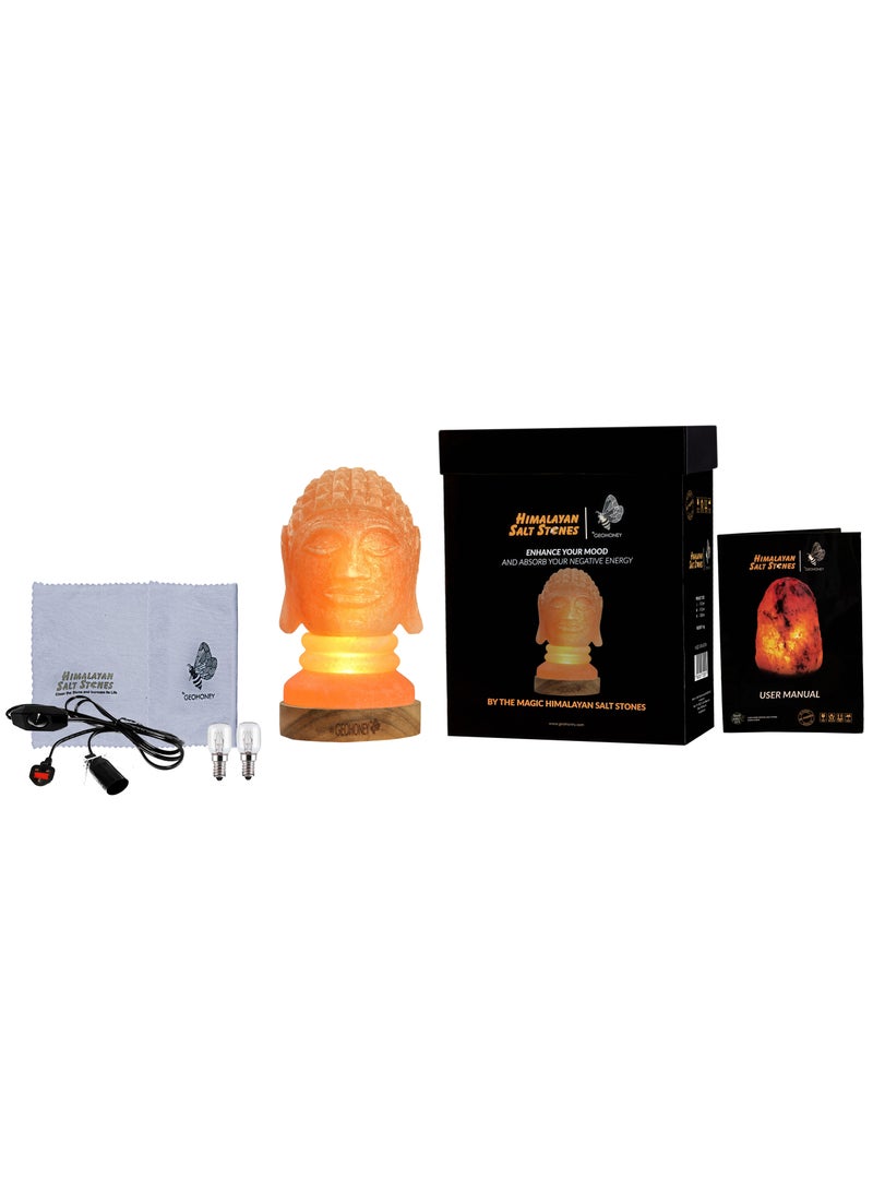 Geohoney - Himalayan Salt Lamp Buddha Statue - Image 5