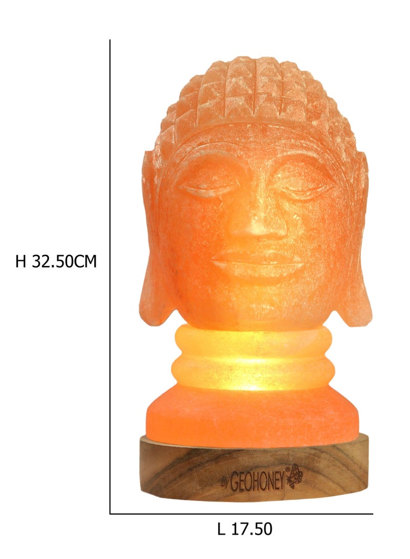 Geohoney - Himalayan Salt Lamp Buddha Statue - Image 3