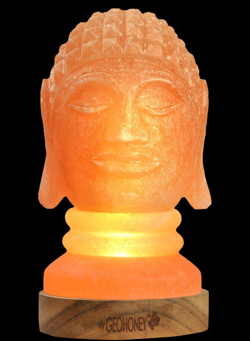 Geohoney - Himalayan Salt Lamp Buddha Statue - Image 4