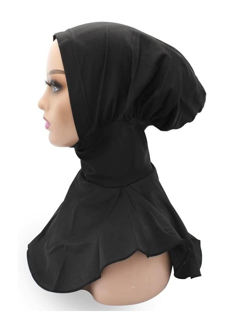 NENOUSH - Modest Women Waterproof Hijab Style Swimming Cap for Muslim Head Cover Ladies swim cap -50+ UV Protection for swimming - Image 1