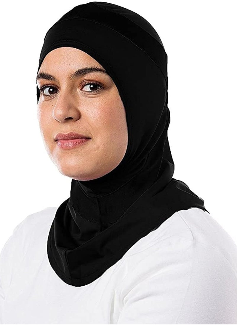 NENOUSH - Modest Women Waterproof Hijab Style Swimming Cap for Muslim Head Cover Ladies swim cap -50+ UV Protection for swimming - Image 1