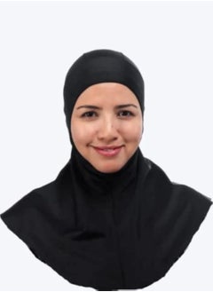 NENOUSH Modest Women Waterproof Hijab Style Swimming Cap for Muslim Head Cover Ladies swim cap -50+ UV Protection for swimming  - Image 3